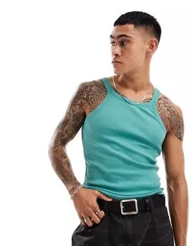 Зеленый жилет с тонкими бретелями ASOS DESIGN