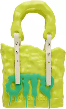 Зелёная фирменная керамическая сумка Ottolinger