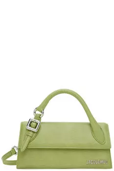 Зелёная сумка «The long Chiquito with buckle» JACQUEMUS