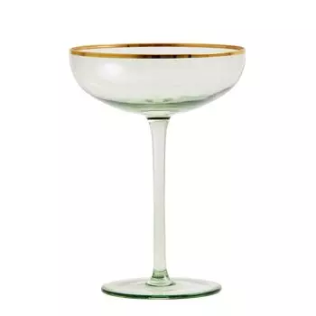 Зелёный бокал для шампанского Nordal, зеленый