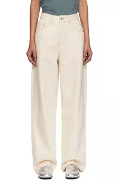 Земляные серебряные джинсы Ymc, экрю