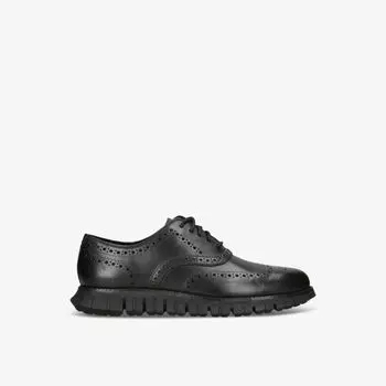 Zergrand кожаные оксфорды wingtip Cole Haan, черный