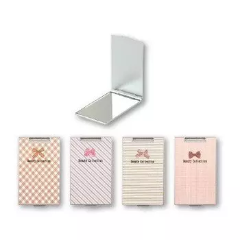 Зеркальце карманное, 1 шт. Top Choice, розовый