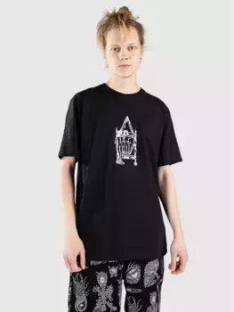 Зеркальная футболка Lintell Volcom, черный