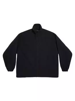 Зеркальная куртка на молнии Balenciaga, черный