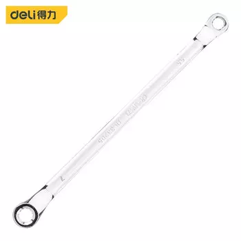 Зеркальный ключ Deli с двойным Torx, зеркальный ключ двойного назначения из хромованадиевой стали, 5,5x7 ммDL33205