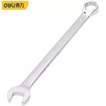 Зеркальный ключ двойного назначения Deli DL130012, многофункциональный открытый ключ с двойной головкой в виде цветка сливы, 12 мм