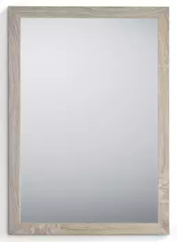 ЗЕРКАЛА И ДРУГОЕ декоративное зеркало "КИМ", (1 шт.), настенное зеркало MIRRORS AND MORE 48х68х1,6 см, цвет Eiche hell