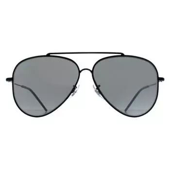 Зеркало Aviator черно-серебристое RB0101S Aviator Reverse Ray-Ban, черный
