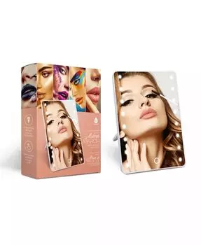 Зеркало для макияжа с сенсорным экраном Pursonic, цвет White border