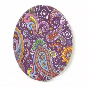 Зеркало для сумки с узором, Фракталы, Различные узоры Midex, фиолетовый