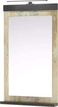 Зеркало для ванной комнаты "ШЕРВУД", (1 шт.), зеркало со светодиодной подсветкой Home affaire 55х100х10 см, цвет Old Style hell Dekor