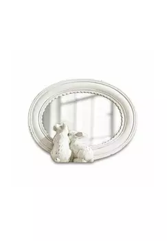 Зеркало Englay античное белое Loberon