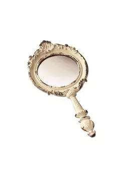 Зеркало ручное Empur кремовое Loberon