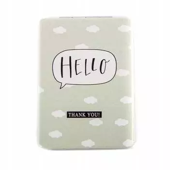 Зеркало ручное, на подарок, разные цвета Midex, белый