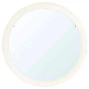 Зеркало со встроенными светильниками Ikea Storjorm, 47 см, белый