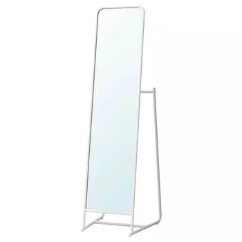 Зеркало стоячее, белое, 48х160 см, KNAPPER IKEA