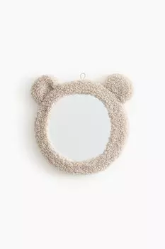 Зеркало в раме H&M Mirror In A Fluffy Frame, бежевый