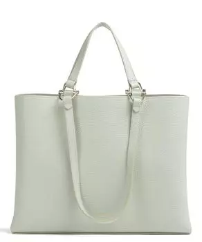 Зернистая кожа Hop On Шоппер Coccinelle, зеленый