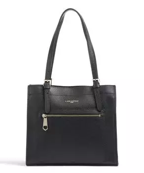 Зернистая яловая кожа Foulonne Double Шоппер Lancaster, черный