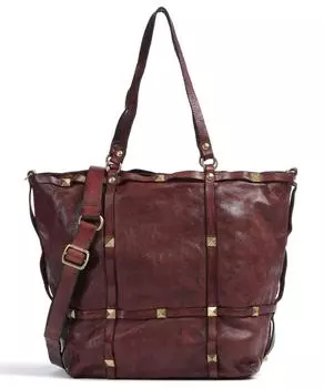 Зернистая яловая кожа Prestige Шоппер Campomaggi, красный