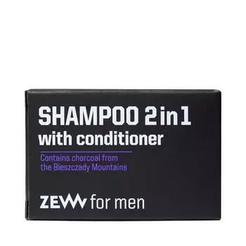 ZEW для мужчин Шампунь 2в1 с кондиционером и активированным углем Zew For Men