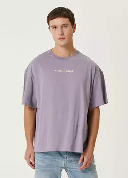 Жадность футболка Turn & Bake, сиреневый