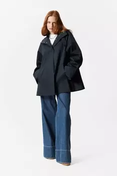 Жакет А-силуэта с воротником-трубой & Other Stories, синий