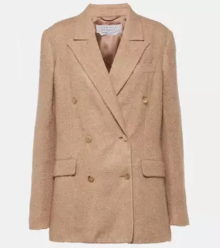 Жакет amergin из марли-букле Gabriela Hearst, коричневый