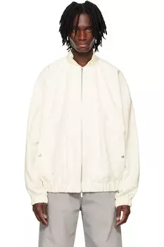 Жакет-бомбер с защипами System, цвет off-white