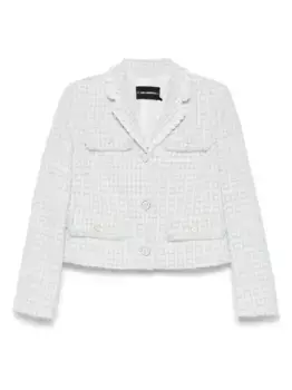 Жакет Boucle KARL LAGERFELD, белый