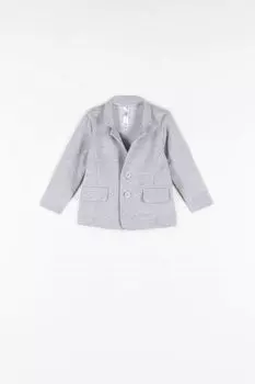 Жакет Coccodrillo однобортный, серый