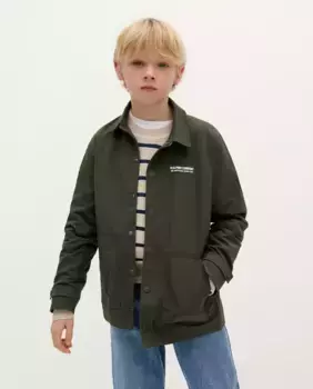Жакет для мальчиков с застежкой на пуговицы и воротником с лацканами Scalpers, цвет Caqui