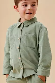 Жакет из 100% органического хлопка Mori, зеленый