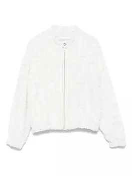 Жакет из букле Herno Kids, белый