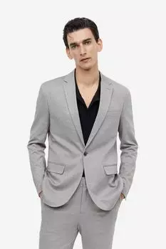 Жакет из джерси приталенного кроя H&M