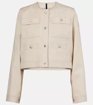 Жакет из хлопка и льна Chatel Moncler, 081 - White