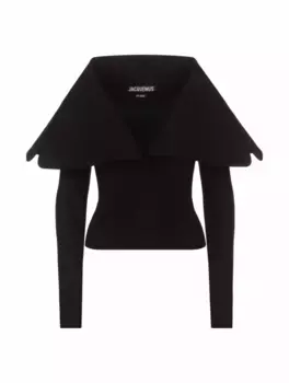 Жакет из крепа Jacquemus, черный