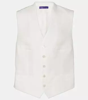 Жакет из льна Jaiden Ralph Lauren Collection, кремовый