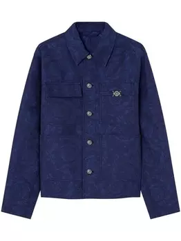 Жакет из жаккарда Barocco Versace, синий