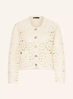 Жакет крючком Maje, экрю
