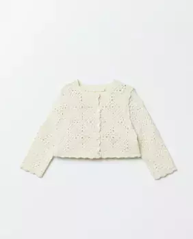 Жакет крючком Sfera, цвет Crudo