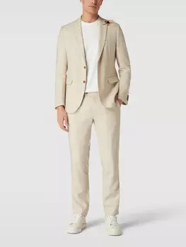 Жакет на двух пуговицах с узором по всей поверхности, модель «Пол» CG - Club of Gents, песочный