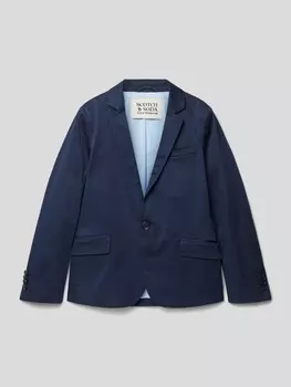 Жакет на двух пуговицах с воротником с лацканами Scotch & Soda, синий