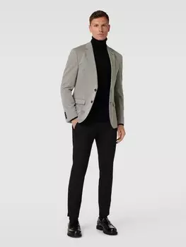 Жакет на двух пуговицах со структурированным узором McNeal, коричневый