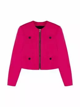 Жакет на молнии Balmain, розовый