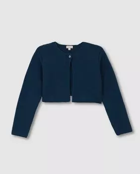 Жакет платочной вязкой Gocco, синий