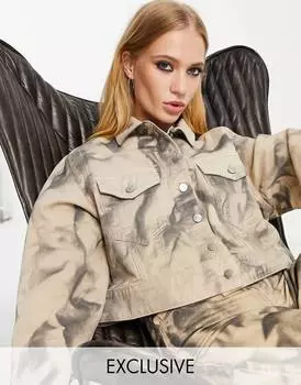 Жакет Reclaimed Vintage в стиле мраморной расцветки