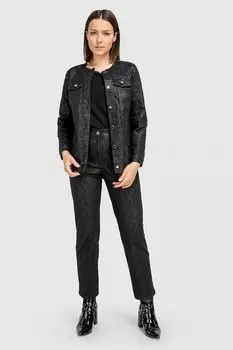 Жакет с экзотическим узором Helmidge, черный