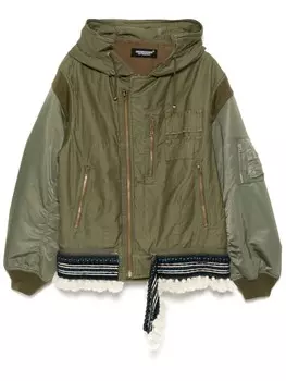 Жакет с бисером Undercover, зеленый